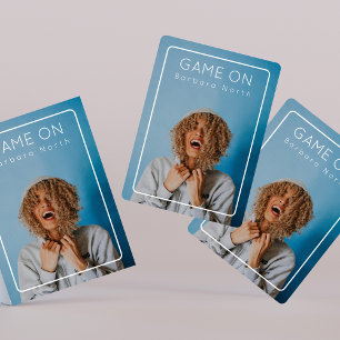 Jeu De Cartes Jeu Sur Photo Typhographie Famille Moderne
