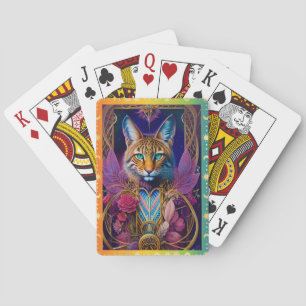 Jeu De Cartes Jeux d'art majestic Lynx Illustré Esprit animal