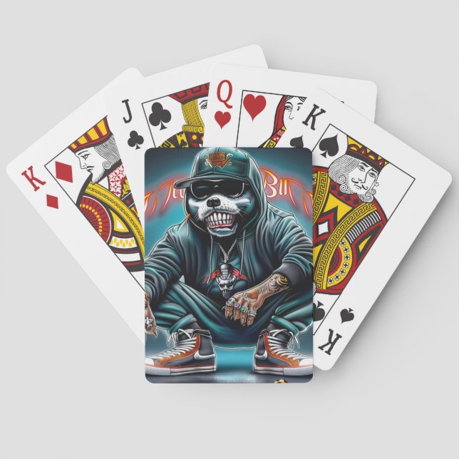 Jeu De Cartes Jeux de carte Rap Série 1 -6 (dos)