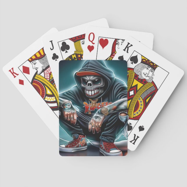 Jeu De Cartes Jeux de carte Rap Série 1 -8 (dos)