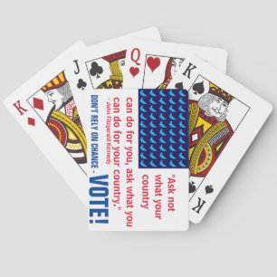 Jeu De Cartes JFK Citation Lecture Cartes