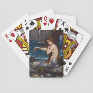 Jeu De Cartes John William Waterhouse Mermaid Art Jouer des cart
