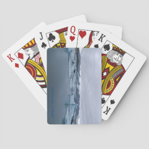 Jeu De Cartes Jokulsarlon, lagune Islande-Glacier jouant aux car