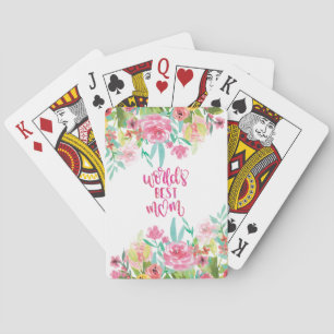 Jeu De Cartes Joli cadeau Floral World du meilleur cadeau maman