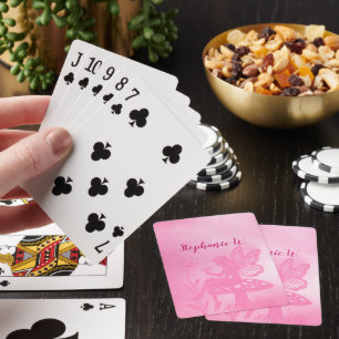 Jeu De Cartes Joli champignon et fleur de fée