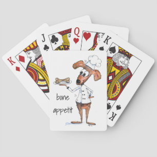 Jeu De Cartes Joli chien cuisinier fantaisiste