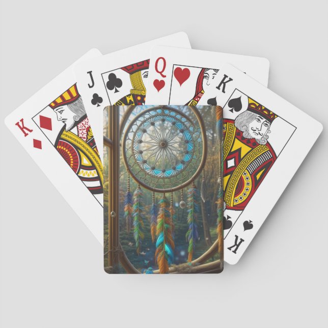 Jeu De Cartes Joli complexe Suncatcher Dreamcatcher Art (dos)