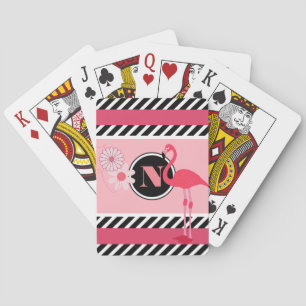 Jeu De Cartes Joli Flamant rose personnalisé