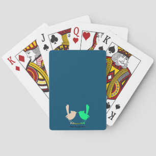 Jeu De Cartes Jolie fête des oiseaux de printemps colorés