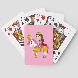 Jeu De Cartes Jolie princesse caricaturale