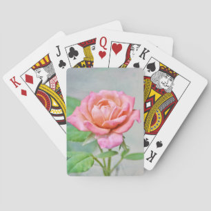 Jeu De Cartes Jolie Rose Rose Art Jouer Cartes