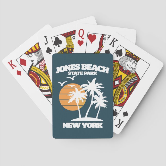 Jeu De Cartes Jones Beach Long Island New York (dos)