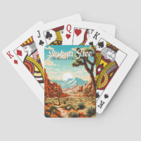 Joshua Tree National Park Illustration Retro