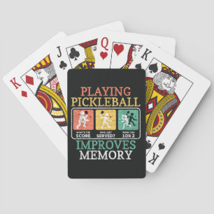 Jeu De Cartes Jouer au Pickleball améliore la mémoire