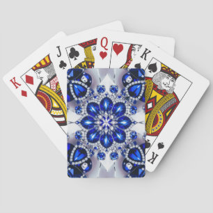 Jeu De Cartes Jouer aux cartes avec des couleurs Bleu Blanc