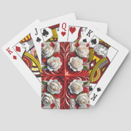 Jeu De Cartes Jouer aux cartes avec design Rose anglais