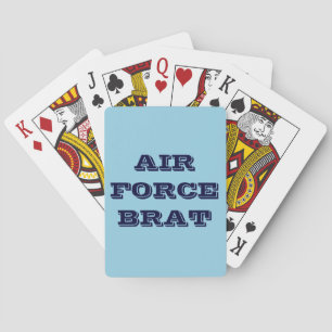 Jeu De Cartes Jouer aux cartes Brat de la Force aérienne