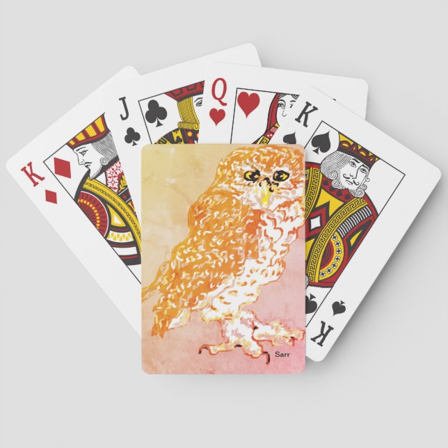Jeu De Cartes Jouer aux cartes : Chouettes (dos)