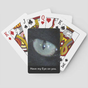 Jeu De Cartes Jouer aux cartes - oeil de chat