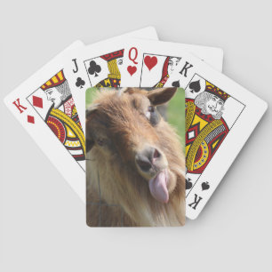 Jeu De Cartes Jouer aux cartes "Visage de chèvre" Thème