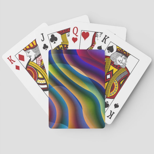 Jeu De Cartes Jouer avec des couleurs (dos)