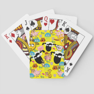 Jeu De Cartes Jouer Carte Deck Giraffe Pig Chien Elephant