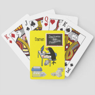 Jeu De Cartes Jouer Carte Deck Penguin Office Délai Jaune