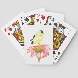 Jeu De Cartes Jouer Carte Goldfinch/Coneflower,