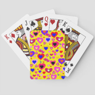 Jeu De Cartes Jouer Carton Deck Jaune Arc-en-ciel