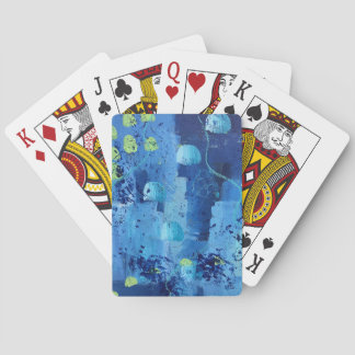 Jeu De Cartes Jouer des cartes dans la conception de méduses