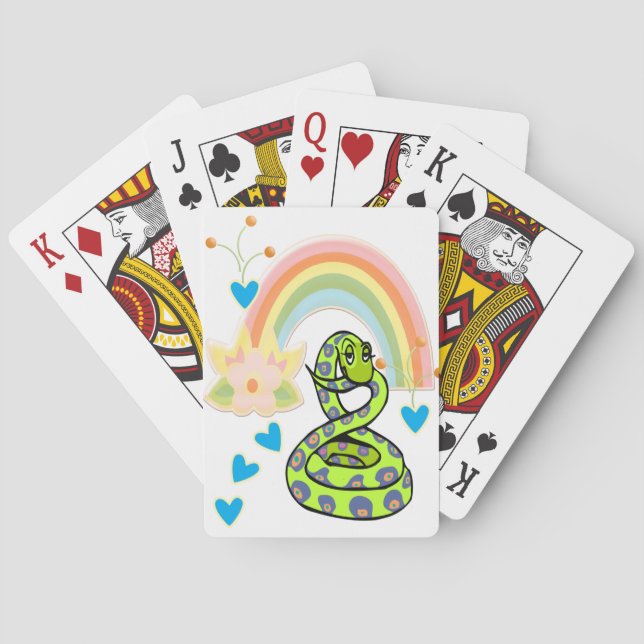 Jeu De Cartes Jouer Serpent de pont de carte Rainbow (dos)