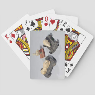 Jeu De Cartes Jouets pour enfants : un hérisson, un lion et une