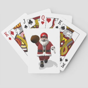 Jeu De Cartes Joueur américain du Père Noël