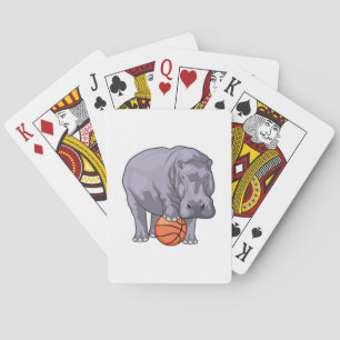 Jeu De Cartes Joueur de basket-ball hippo