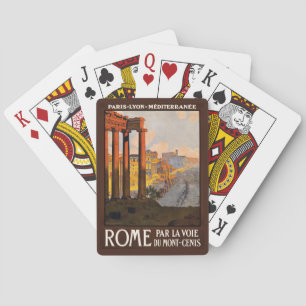 Jeu De Cartes Joueur de cartes Vintage Rome Italie