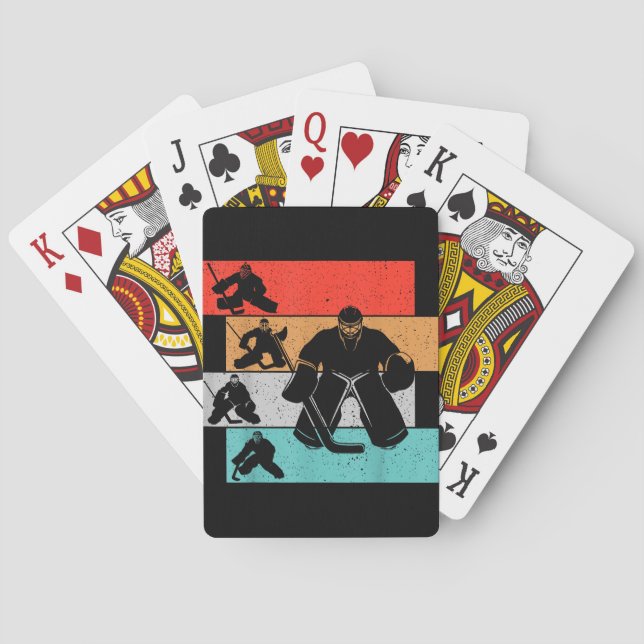 Jeu De Cartes Joueur de hockey sur glace (dos)