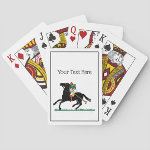Jeu De Cartes Joueur de polo vintage sur poney