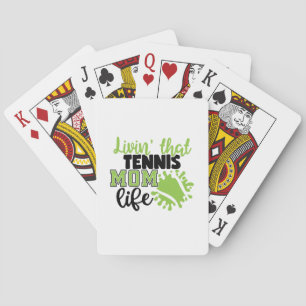Jeu De Cartes Joueur de Tennis   Vivre cette vie de mère de joue