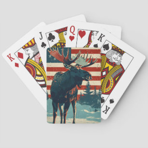 Jeu De Cartes Jour de l'indépendance de Moose 4 juillet