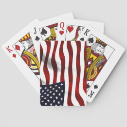 Jeu De Cartes Jour de l'indépendance patriotique du drapeau amér