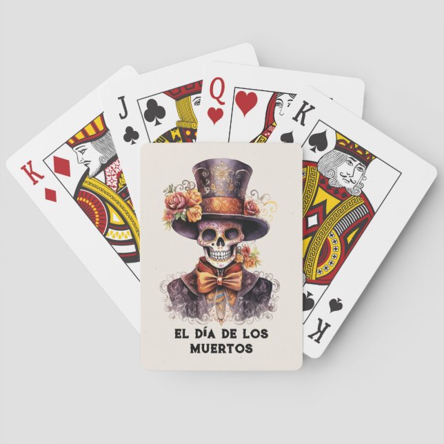 Jeu De Cartes Jour des cartes de jeu mortes (dos)
