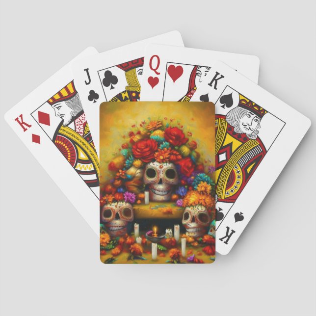 Jeu De Cartes Jour des dépositions mortes (1) (dos)