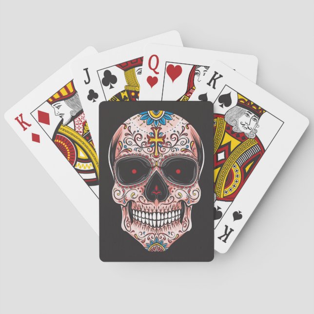 Jeu De Cartes Jour des morts (dos)