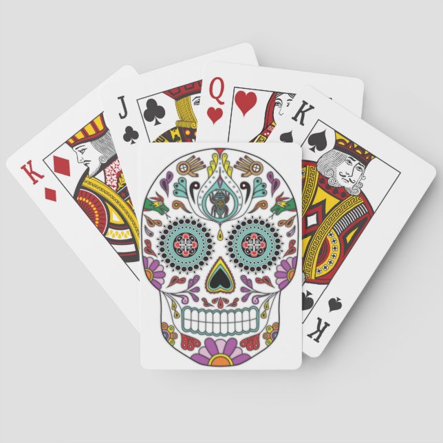 Jeu De Cartes Jour des morts (dos)