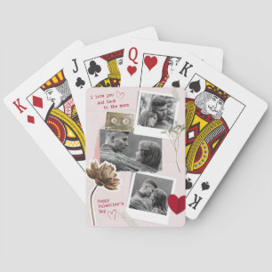 Jeu De Cartes Jour des Valentines Modernes Photo Couple personna