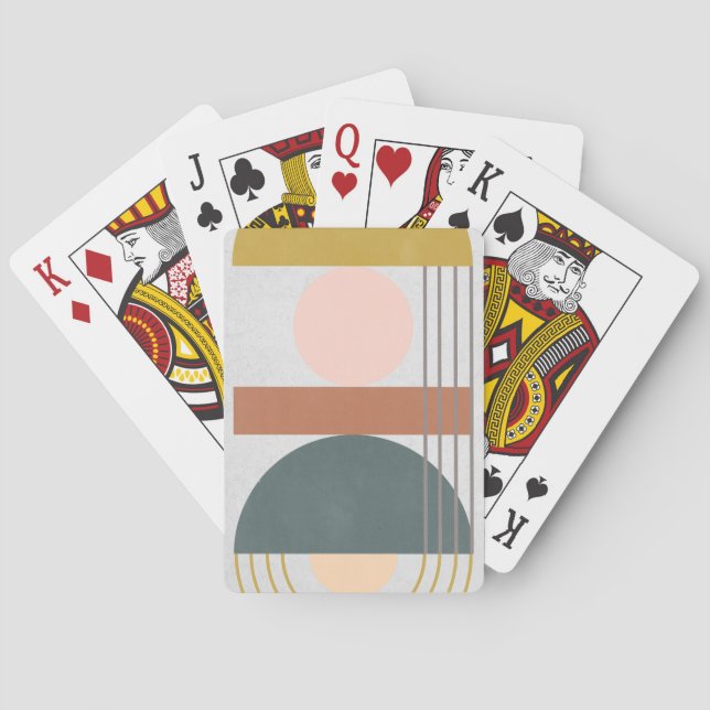 Jeu De Cartes Jour géométrique III (dos)