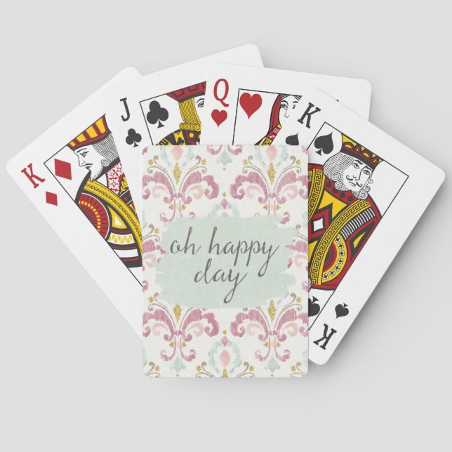 Jeu De Cartes Jour heureux doux de Deco VI | oh (dos)