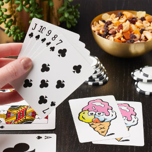Jeu De Cartes Joyeuse crème glacée face