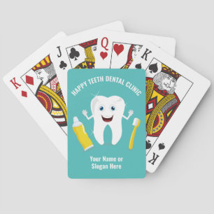 Jeu De Cartes Joyeuse dent texte personnalisé lecture de cartes