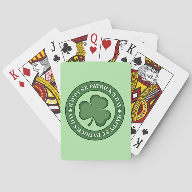 Jeu De Cartes Joyeuse Saint-Patricks Day (dos)